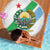 Djibouti Coat Of Arms Beach Blanket With Flag Style - Wonder Print Shop