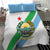 Djibouti Coat Of Arms Bedding Set With Flag Style - Wonder Print Shop