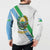 Djibouti Coat Of Arms Button Sweatshirt With Flag Style - Wonder Print Shop