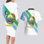 Djibouti Coat Of Arms Couples Matching Long Sleeve Bodycon Dress and Hawaiian Shirt With Flag Style - Wonder Print Shop