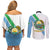 Djibouti Coat Of Arms Couples Matching Off Shoulder Short Dress and Long Sleeve Button Shirt With Flag Style - Wonder Print Shop