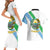 Djibouti Coat Of Arms Couples Matching Short Sleeve Bodycon Dress and Hawaiian Shirt With Flag Style - Wonder Print Shop