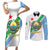 Djibouti Coat Of Arms Couples Matching Short Sleeve Bodycon Dress and Long Sleeve Button Shirt With Flag Style - Wonder Print Shop