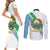 Djibouti Coat Of Arms Couples Matching Short Sleeve Bodycon Dress and Long Sleeve Button Shirt With Flag Style - Wonder Print Shop