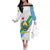 Djibouti Coat Of Arms Family Matching Off The Shoulder Long Sleeve Dress and Hawaiian Shirt With Flag Style - Wonder Print Shop