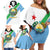 Djibouti Coat Of Arms Family Matching Off Shoulder Short Dress and Hawaiian Shirt With Flag Style - Wonder Print Shop