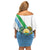 Djibouti Coat Of Arms Family Matching Off Shoulder Short Dress and Hawaiian Shirt With Flag Style - Wonder Print Shop