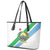 Djibouti Coat Of Arms Leather Tote Bag With Flag Style - Wonder Print Shop