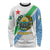 Djibouti Coat Of Arms Long Sleeve Shirt With Flag Style - Wonder Print Shop