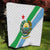 Djibouti Coat Of Arms Quilt With Flag Style