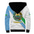 Djibouti Coat Of Arms Sherpa Hoodie With Flag Style - Wonder Print Shop