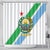 Djibouti Coat Of Arms Shower Curtain With Flag Style