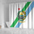 Djibouti Coat Of Arms Shower Curtain With Flag Style