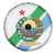 Djibouti Coat Of Arms Spare Tire Cover With Flag Style - Wonder Print Shop