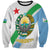 Djibouti Coat Of Arms Sweatshirt With Flag Style - Wonder Print Shop