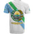 Djibouti Coat Of Arms T Shirt With Flag Style - Wonder Print Shop