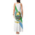 Djibouti Coat Of Arms Tank Maxi Dress With Flag Style - Wonder Print Shop