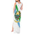 Djibouti Coat Of Arms Tank Maxi Dress With Flag Style - Wonder Print Shop