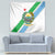 Djibouti Coat Of Arms Tapestry With Flag Style