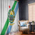 Djibouti Coat Of Arms Window Curtain With Flag Style - Wonder Print Shop