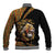 Ethiopia Baseball Jacket Ethiopian Lion Style Pattern