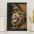 Ethiopia Canvas Wall Art Ethiopian Lion Style Pattern - Wonder Print Shop