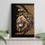 Ethiopia Canvas Wall Art Ethiopian Lion Style Pattern - Wonder Print Shop