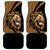 Ethiopia Car Mats Ethiopian Lion Style Pattern - Wonder Print Shop