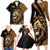 Ethiopia Family Matching Long Sleeve Bodycon Dress and Hawaiian Shirt Ethiopian Lion Style Pattern