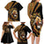 Ethiopia Family Matching Long Sleeve Bodycon Dress and Hawaiian Shirt Ethiopian Lion Style Pattern