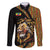 Ethiopia Family Matching Long Sleeve Bodycon Dress and Hawaiian Shirt Ethiopian Lion Style Pattern