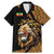 Ethiopia Family Matching Mermaid Dress and Hawaiian Shirt Ethiopian Lion Style Pattern - Wonder Print Shop