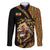 Ethiopia Family Matching Off The Shoulder Long Sleeve Dress and Hawaiian Shirt Ethiopian Lion Style Pattern