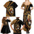 Ethiopia Family Matching Summer Maxi Dress and Hawaiian Shirt Ethiopian Lion Style Pattern