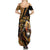 Ethiopia Family Matching Summer Maxi Dress and Hawaiian Shirt Ethiopian Lion Style Pattern