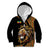 Ethiopia Kid Hoodie Ethiopian Lion Style Pattern - Wonder Print Shop