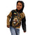 Ethiopia Kid Hoodie Ethiopian Lion Style Pattern - Wonder Print Shop