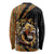 Ethiopia Long Sleeve Shirt Ethiopian Lion Style Pattern - Wonder Print Shop