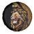 Ethiopia Spare Tire Cover Ethiopian Lion Style Pattern