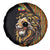 Ethiopia Spare Tire Cover Ethiopian Lion Style Pattern