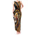 Ethiopia Tank Maxi Dress Ethiopian Lion Style Pattern