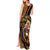 Ethiopia Tank Maxi Dress Ethiopian Lion Style Pattern