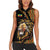 Ethiopia Women Sleeveless Polo Shirt Ethiopian Lion Style Pattern