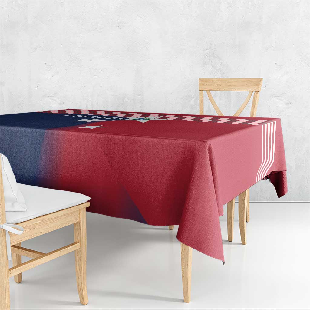 Liberia National Flag Day Tablecloth All Hail Liberia Hail