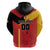 Custom Spain Football Zip Hoodie La Roja Go Champion - Wonder Print Shop