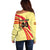 Custom Spain Football Off Shoulder Sweater Sport Style - Wonder Print Shop