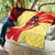 Custom Spain Football Quilt Sport Style