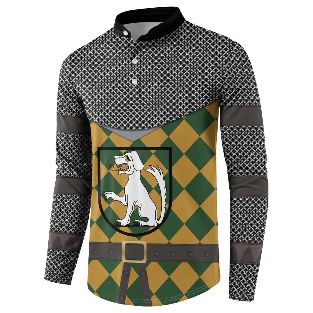 Knights Germany Costumes Button Sweatshirt - Wonder Print Shop
