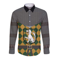 Knights Germany Costumes Long Sleeve Button Shirt - Wonder Print Shop