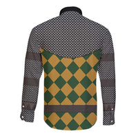 Knights Germany Costumes Long Sleeve Button Shirt - Wonder Print Shop